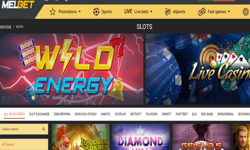 Melbet casino &mdash; slots